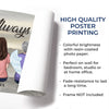 Memories Fade, But Love Lasts Forever - Memorial Personalized Custom Horizontal Poster - Sympathy Gift For Family Members