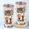 Furry Love Never Fades - Dog & Cat Personalized Custom 3D Inflated Effect Printed Tumbler - Gift For Pet Owners, Pet Lovers