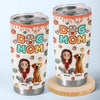 Proud Fur Mom, Love Eternal - Dog & Cat Personalized Custom 3D Inflated Effect Printed Tumbler - Gift For Pet Owners, Pet Lovers