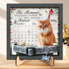 Custom Photo The Moment Your Heart Stopped, Mine Changed Forever - Memorial Personalized Custom Pet Loss Sign, Collar Frame - Sympathy Gift For Pet Owners, Pet Lovers