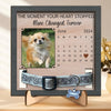 Custom Photo A Piece Of My Heart Is With You - Memorial Personalized Custom Pet Loss Sign, Collar Frame - Sympathy Gift For Pet Owners, Pet Lovers