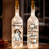 Custom Photo Your Wings Were Ready But My Heart Was Not - Memorial Personalized Custom Bottle Lamp - Sympathy Gift For Pet Owners, Pet Lovers