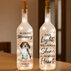 Custom Photo Your Wings Were Ready But My Heart Was Not - Memorial Personalized Custom Bottle Lamp - Sympathy Gift For Pet Owners, Pet Lovers