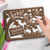 Grandma’s Love Is The Sweetest Gift - Family Personalized Custom 2-Layered Wooden Plaque With Stand - Gift For Mom, Grandma