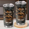 A Fun Way To Start Your Day With A Roar - Family Personalized Custom 3D Inflated Effect Printed Tumbler - Gift For Yourself, Best Friends, Siblings, Family Members