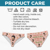 Custom Photo Property Of My Lover’s Hands - Couple Personalized Women Briefs - Gift For Husband Wife, Anniversary