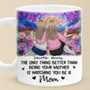 Forever My Baby, Always My Friend - Family Personalized Custom Mug - Mother's Day, Gift For Mom, Daughter