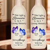 We Stand By Your Side Always - Memorial Personalized Custom Bottle Lamp - Sympathy Gift For Family Members
