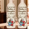 A Bond Built On Laughter, Love - Family Personalized Custom Bottle Lamp - Gift For Mom, Daughter