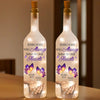 Together, Always By Your Side - Memorial Personalized Custom Bottle Lamp - Sympathy Gift For Family Members