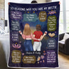 You're The Sister I Got To Choose For Myself - Bestie Personalized Custom Blanket - Gift For Best Friends, BFF, Sisters