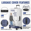 Travel Far, Love Deep - Travel Personalized Custom Luggage Cover - Summer Vacation Gift For Adventure Travel Lovers, Husband Wife, Anniversary