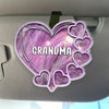 My Kids, My Forever Love - Family Personalized Custom Car Visor Clip - Gift For Mom, Grandma