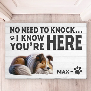 Home Is Where The Paws Are - Dog Personalized Custom Home Decor Decorative Mat - House Warming Gift For Pet Owners, Pet Lovers