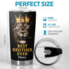 Brother, Never Forget Your Strength - Family Personalized Custom Tumbler - Gift For Family Members, Siblings, Brothers, Sisters