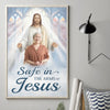 Custom Photo Wrapped In God’s Love, Held In My Heart - Memorial Personalized Custom Vertical Poster - Sympathy Gift For Family Members
