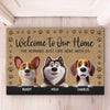 Pets Make The Rules, Humans Just Pay The Bills - Dog Personalized Custom Home Decor Decorative Mat - House Warming Gift For Pet Owners, Pet Lovers
