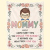 No Love Like A Mother’s Love - Family Personalized Custom Blanket - Gift For Mom, Grandma