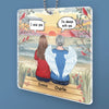 Always In Our Hearts - Memorial Personalized Custom Car Ornament - Acrylic Custom Shaped - Sympathy Gift For Family Members