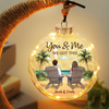 Two Souls, One Love, Forever Intertwined - Couple Personalized Custom Moon Lamp Light - Gift For Husband Wife, Anniversary