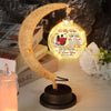 You Are The Love Story I Always Dreamed Of - Couple Personalized Custom Moon Lamp Light - Gift For Husband Wife, Anniversary