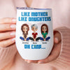 Together, We Laugh, We Love, We Grow - Family Personalized Custom Wine Tumbler - Mother's Day, Gift For Mom, Daughter