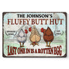 A Fun Way To Add Some Personality To Your Home - Family Personalized Custom Home Decor Metal Sign - House Warming Gift For Yourself, Husband Wife, Best Friends, Family Members