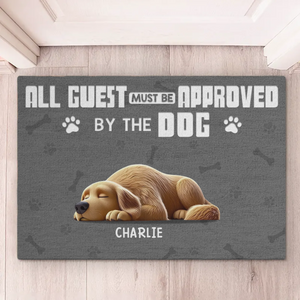 Tail Wags Speak Louder Than Words - Dog Personalized Custom Home Decor Decorative Mat - House Warming Gift For Pet Owners, Pet Lovers