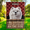 Wag More, Bark Less - Dog Personalized Custom Flag - Gift For Pet Owners, Pet Lovers
