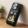 You Left Paw Prints On My Heart - Memorial Personalized Custom Leather Flip Wallet Phone Case - Sympathy Gift For Pet Owners, Pet Lovers