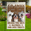 Entry Fee, One Drink And A Bag Of Treats - Dog Personalized Custom Flag - Gift For Pet Owners, Pet Lovers