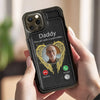 Custom Photo The Call I Wish I Could Make - Memorial Personalized Custom Leather Flip Wallet Phone Case - Sympathy Gift For Family Members