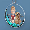 No Treat Can Match My Love For You - Dog & Cat Personalized Custom Car Ornament - Acrylic Custom Shaped - Gift For Pet Owners, Pet Lovers