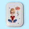 Bloom In Your Own Time - Family Personalized Custom Jewelry Box LED Makeup - Gift For Yourself, Best Friends, Siblings, Family Members
