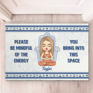 Find Your Balance, Find Yourself - Yoga Personalized Custom Home Decor Decorative Mat - House Warming Gift For Yoga Lovers