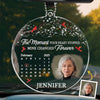 Custom Photo Your Love Lives On In Us - Memorial Personalized Custom Car Ornament - Acrylic Custom Shaped - Sympathy Gift For Family Members