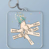A Mother’s Love Is Endless, Just Like Her Patience - Family Personalized Custom Shaped Acrylic Keychain - Mother's Day, Gift For Mom, Grandma