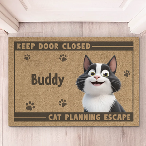 Don’t Let The Cat Fool You - Cat Personalized Custom Home Decor Decorative Mat - House Warming Gift For Pet Owners, Pet Lovers
