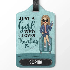 Go Where Your Heart Takes You - Travel Personalized Custom Luggage Tag - Holiday Vacation Gift, Gift For Adventure Travel Lovers