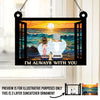 Always Remembered, Forever Loved - Memorial Personalized Window Hanging Suncatcher - Sympathy Gift For Family Members