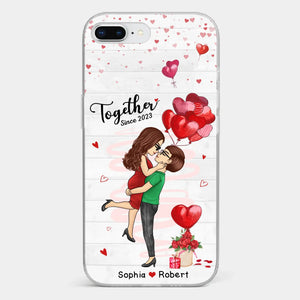 You Are My Greatest Adventure - Couple Personalized Custom Clear Phone Case - Gift For Husband Wife, Anniversary, LGBTQ+