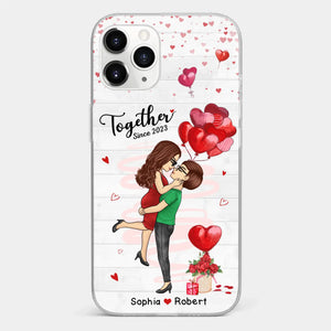 You Are My Greatest Adventure - Couple Personalized Custom Clear Phone Case - Gift For Husband Wife, Anniversary, LGBTQ+