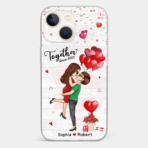 You Are My Greatest Adventure - Couple Personalized Custom Clear Phone Case - Gift For Husband Wife, Anniversary, LGBTQ+