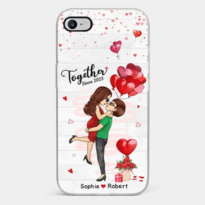 You Are My Greatest Adventure - Couple Personalized Custom Clear Phone Case - Gift For Husband Wife, Anniversary, LGBTQ+