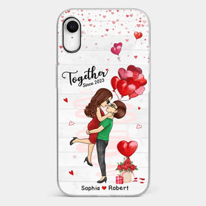 You Are My Greatest Adventure - Couple Personalized Custom Clear Phone Case - Gift For Husband Wife, Anniversary, LGBTQ+