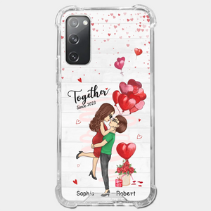 You Are My Greatest Adventure - Couple Personalized Custom Clear Phone Case - Gift For Husband Wife, Anniversary, LGBTQ+