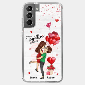 You Are My Greatest Adventure - Couple Personalized Custom Clear Phone Case - Gift For Husband Wife, Anniversary, LGBTQ+