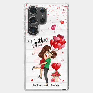 You Are My Greatest Adventure - Couple Personalized Custom Clear Phone Case - Gift For Husband Wife, Anniversary, LGBTQ+