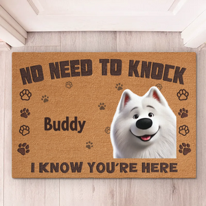 Home Protected By Paws - Dog Personalized Custom Home Decor Decorative Mat - House Warming Gift For Pet Owners, Pet Lovers