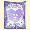 Forever Loving You - Family Personalized Custom Blanket - Gift For Mom, Grandma